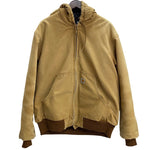 【曜日割引対象外】 カーハート Carhartt 12年製 Duck Active Jacket USA製 ジャケット ベージュ Lサイズ 201MT-3879 VB