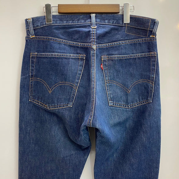 【曜日割引対象外】 リーバイス Levi's 60's 70's 505 BIG E USA製 濃紺 デニム ブルー W34 L32サイズ 201MB-1038 VB