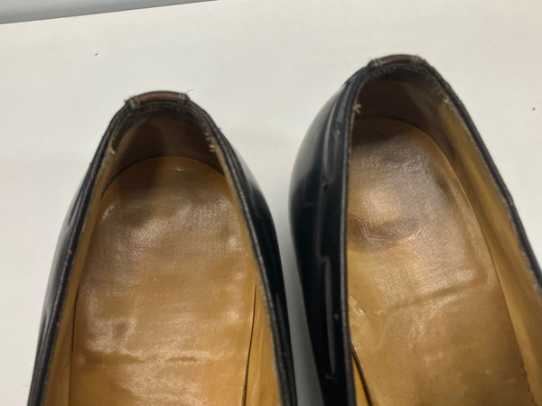 フローシャイム FLORSHEIM 80's 80年代 タッセルローファー レザー VINTAGE ヴィンテージ メンズ靴 ローファー ブラック 101sh-2364