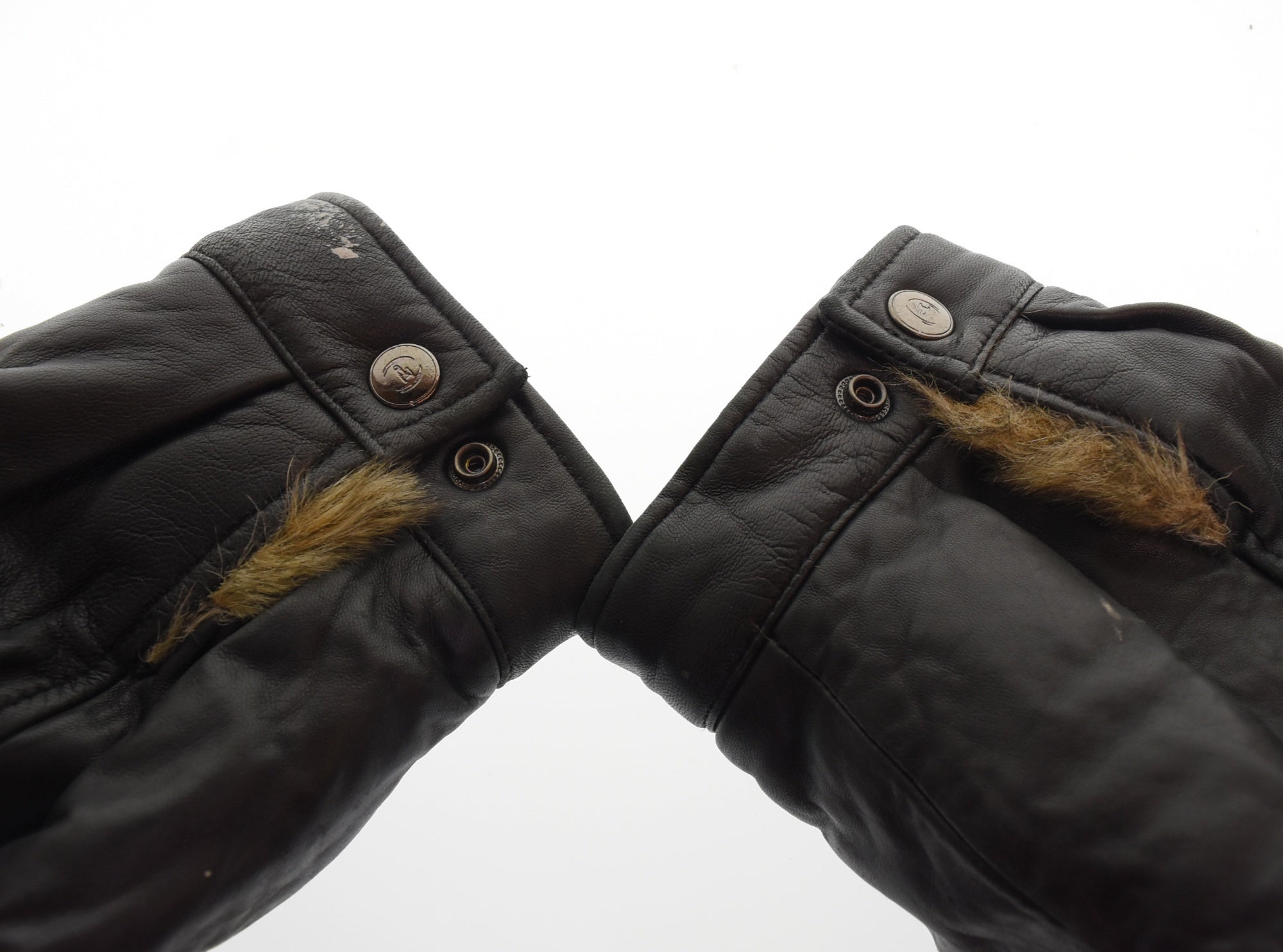 ファットファーム PHAT FARM レザー ファー リバーシブル パーカー