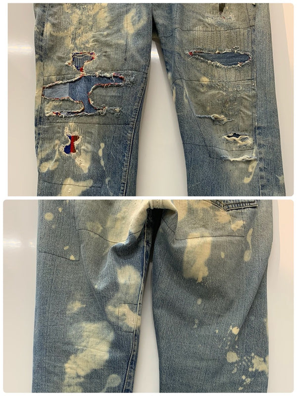 【曜日割引対象外】 リーバイス Levi's 70's 66前期 501 W34 ボタン裏 6 USA製 デニム ブルー 201MB-765 VB