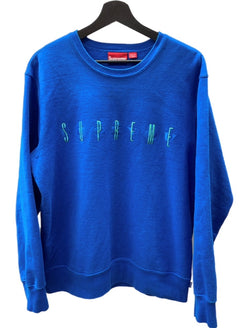 シュプリーム SUPREME 19AW F**K You Crewneck  sweat shirt クルーネック スウェット 厚手 長袖 青 スウェット ロゴ ブルー Mサイズ 104MT-1326