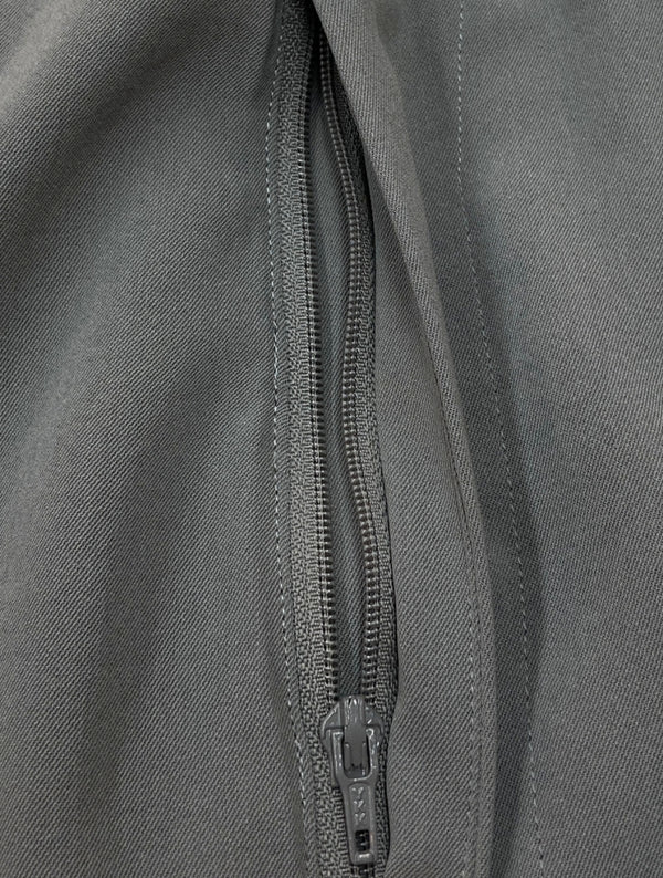 ヨーク YOKE 20SS FREE EASY PANTS フリー イージー パンツ ジップフライ ワイド ストレッチ ズボン 灰 無地 YK20SS0117P スラックス グレー Mサイズ 104MB-165
