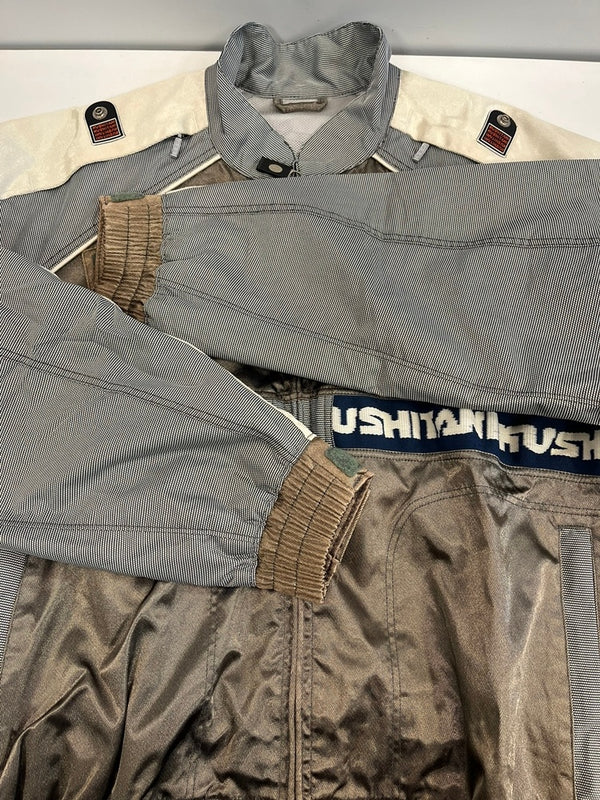 クシタニ KUSHITANI バイカージャケット レージングジャケット 茶 ジャケット ベージュ Lサイズ 101MT-5225