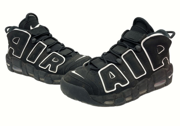 ナイキ NIKE 20年製 AIR MORE UPTEMPO エア モア アップテンポ バスケット モアテン シューズ 黒 414962-002 メンズ靴 スニーカー ブラック 27cm 104-shoes605