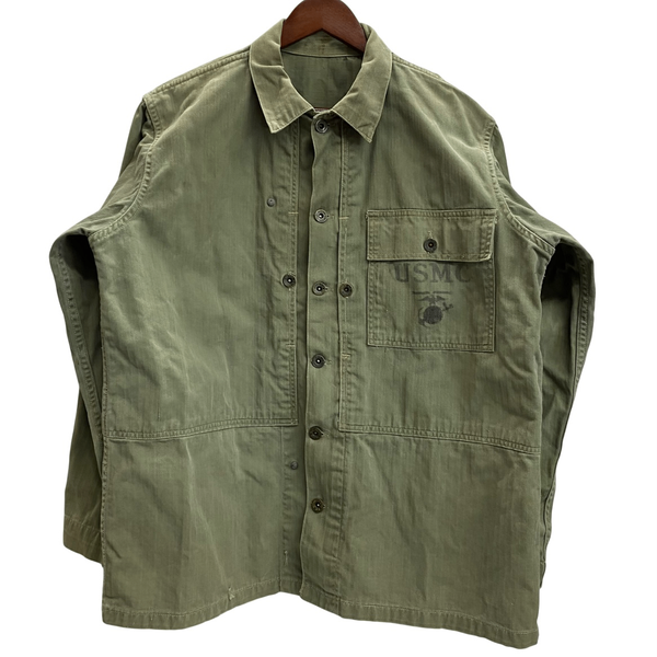【曜日割引対象外】 ヴィンテージ vintage 40's US.ARMY M-43 HBT JACKET ジャケット カーキ 40Rサイズ 201MT-4749 VB