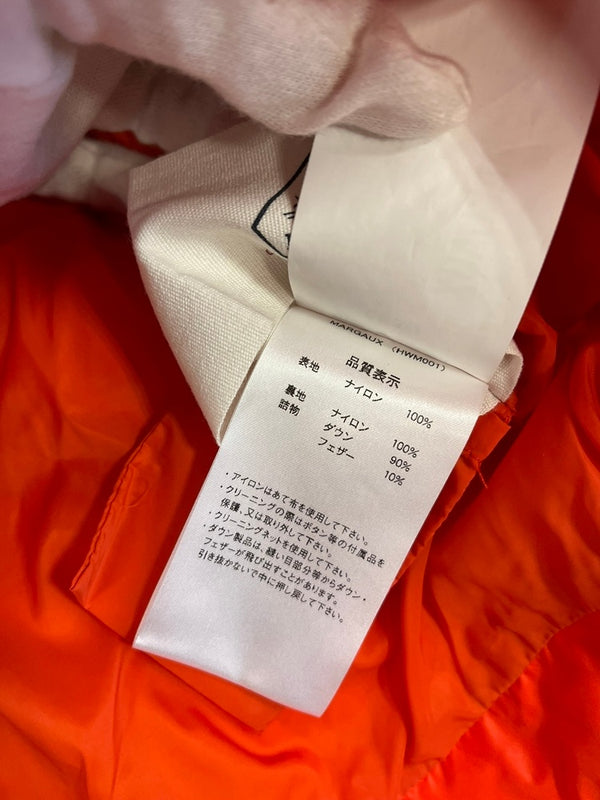 ピレネックス Pyrenex MARGAUX Down Jacket マルゴー ジップアップダウンジャケット ダウンコート  朱色系 ビビッドカラー フード付き HWM001 ジャケット サイズ36 101LT-152