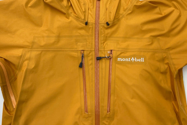 モンベル mont-bell テンペストジャケット GORE-TEX ゴアテックス マウンテンパーカー シェル アウトドア ジャケット ロゴ オレンジ Lサイズ 104MT-2080