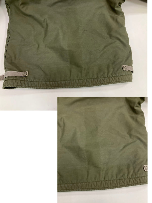 ミリタリー military 80's 80年代 US NAVY 米軍実物 A-2 デッキジャケット VINTAGE ヴィンテージ ジャケット カーキ Sサイズ 101MT-5037