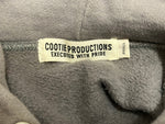 クーティー COOTIE PRODUCTIONS PRINT PULLOVER PARKA LOGO プルオーバー ロゴ　プリント パーカ グレー Sサイズ 101MT-3141