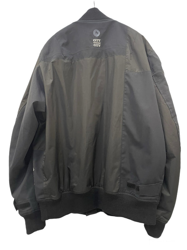 シティーカントリーシティー CITY COUNTRY CITY OLD PARK x Marmot & WINDSTOPPER® MA-1 XL ジャケット ブラック 601MT-15