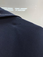 ワイズ Y's ヨウジヤマモト Yohji Yamamoto 山本耀司 ロングコート ライトアウター 羽織り WOOL ウール 毛 NAVY 紺 コート 無地 ネイビー 104LT-136