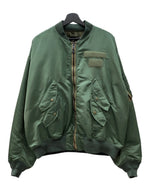 フィルザビル FILL THE BILL REVERSIBLE FLIGHT JACKET リバーシブル フライト ジャケット MA-1 ジップアップ アウター サイズ1 緑 301-202010 ジャケット 無地 グリーン Mサイズ 104MT-1860