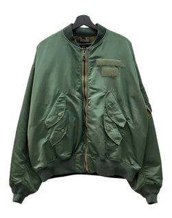 フィルザビル FILL THE BILL REVERSIBLE FLIGHT JACKET リバーシブル フライト ジャケット MA-1 ジップアップ アウター サイズ1 緑 301-202010 ジャケット 無地 グリーン Mサイズ 104MT-1860