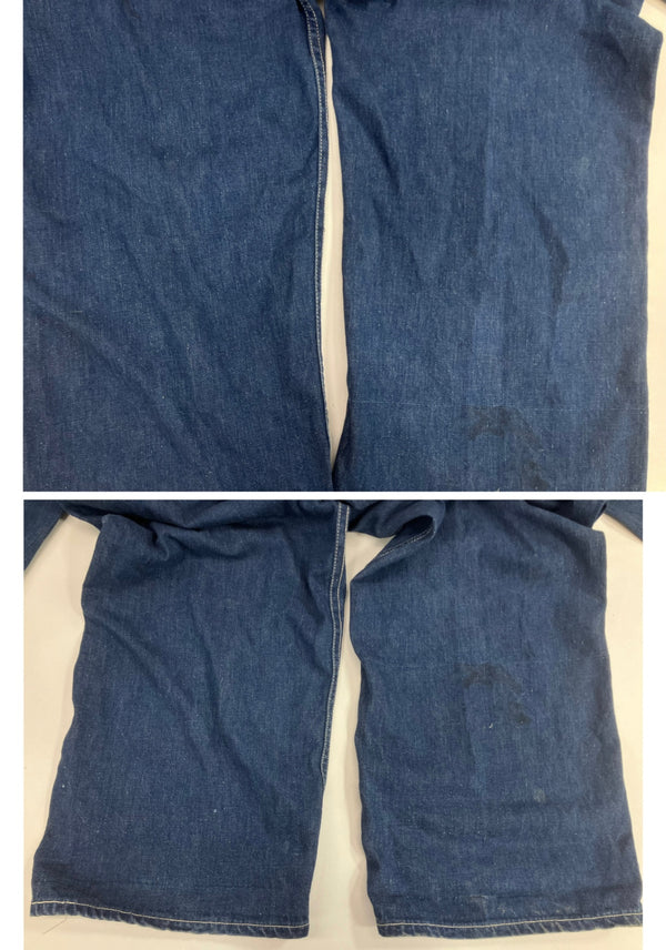 キャントバステム CAN'T BUST EM 60’s 60年代 GOLD LABEL ニワトリ ガチャポケ デニム オールインワン ジャンプスーツ 五角形TALON ZIP タロン VINTAGE ヴィンテージ つなぎ・オーバーオール ブルー Lサイズ 40L 101MB-615