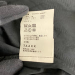 ターク TAAKK 23SS SHIRTS KNIT CARDIGAN TA23SS-SH020 長袖シャツ ブラック 1サイズ 201MT-4868