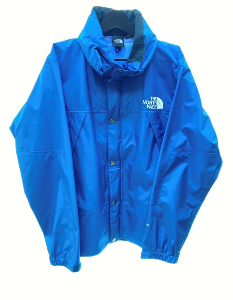 ノースフェイス THE NORTH FACE ゴールドウィン マウンテンパーカー ナイロンジャケット ライトアウター フロントジップ 青  NP12205Z ジャケット ロゴ ブルー Lサイズ 104MT-114 | 古着通販のドンドンサガール