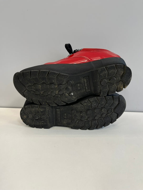 シュプリーム SUPREME × Timberland Patent Leather Euro Hiker Low ユーロ ハイカー ロー パテント レザー 赤 A2DJK メンズ靴 スニーカー レッド 27cm 101sh-2356