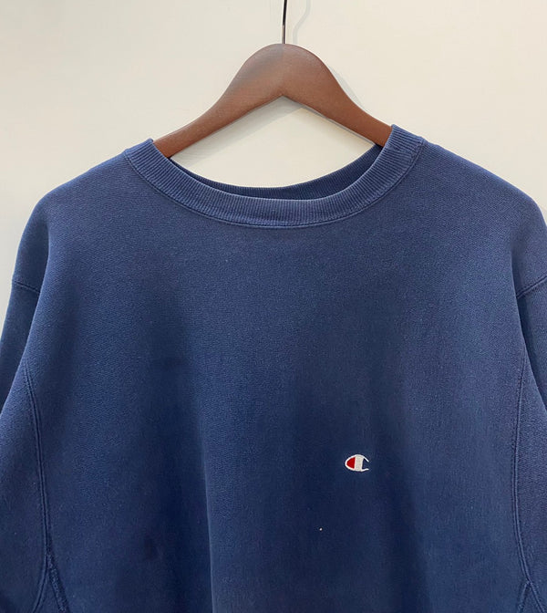 【曜日割引対象外】 チャンピオン Champion 90's  reverse weave USA製  スウェット ネイビー XLサイズ 201MT-2816 VB