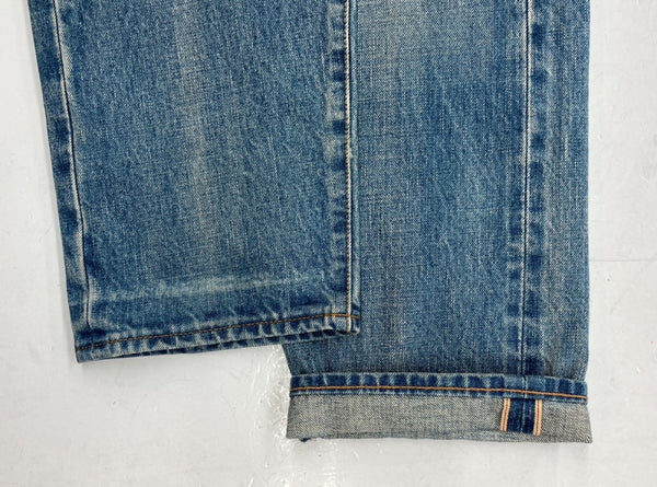 シュガーヒル SUGARHILL 22SS CLASSIC DENIM PANTS クラシック デニム パンツ シンチバック ボタンフライ パッチ ズボン 青 無地 22SSPT08 デニム ブルー サイズ 32 104MB-142