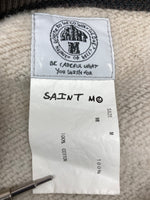 セントマイケル SAINT MICHAEL 21SS Crew Sweat SGlass ステンドグラス トレーナー ダメージ加工 茶 SM-S21-0000-014 スウェット プリント ブラウン Mサイズ 104MT-2206