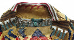 ラルフローレン RalphLauren COTTON SHAWL NATIVE GOWN ネイティブ柄 ショールカラー コットン×リネン ハンドニット ガウン カーディガン マルチカラー 3Lサイズ 103MT-2477