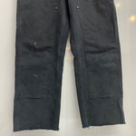 【曜日割引対象外】 カーハート Carhartt ダブルニー ダック ペインターパンツ メキシコ製 ボトムスその他 ブラック 36×36サイズ 201MB-946 VB