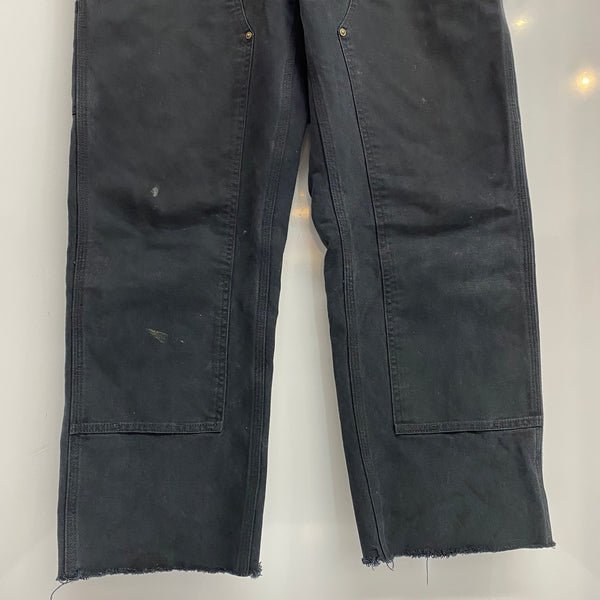 【曜日割引対象外】 カーハート Carhartt ダブルニー ダック ペインターパンツ メキシコ製 ボトムスその他 ブラック 36×36サイズ 201MB-946 VB