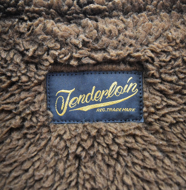 テンダーロイン TENDERLOIN T-SADDLE SUEDE JKT スウェード レザー サドル ジャケット COW SUEDE カウ スエード XS ジャケット ブラウン 103MT-2650