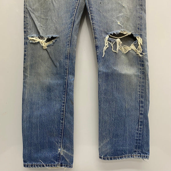 【曜日割引対象外】 リーバイス Levi's 70's 505 66前期 ボタン裏5 デニム ブルー W32サイズ 201MB-1145 VB