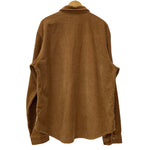 ステューシー STUSSY 22AW Wide Wale Cord Zip コーデュロイ ワーク 1110243 ジャケット ブラウン XLサイズ 201MT-4159