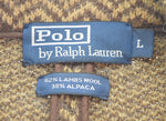 ラルフローレン RalphLauren ウールニットテーラードジャケット チンストラップ センターベント ジャケット マルチカラー Lサイズ 103MT-2851
