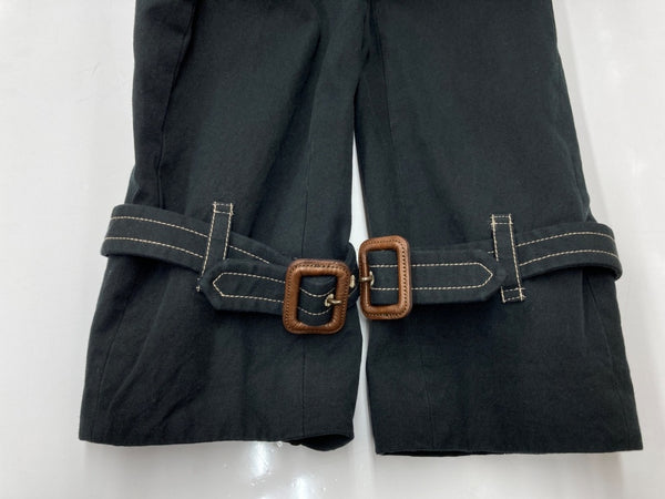 ドゥロワー Drawer ユナイテッドアローズ ライナー付 コットン ツイル トレンチ ステッチ テーラード ダブルブレスト ウエストベルト 日本製 BLACK 黒 6525-299-0230 コート ブラック SIZE40 104LT-225