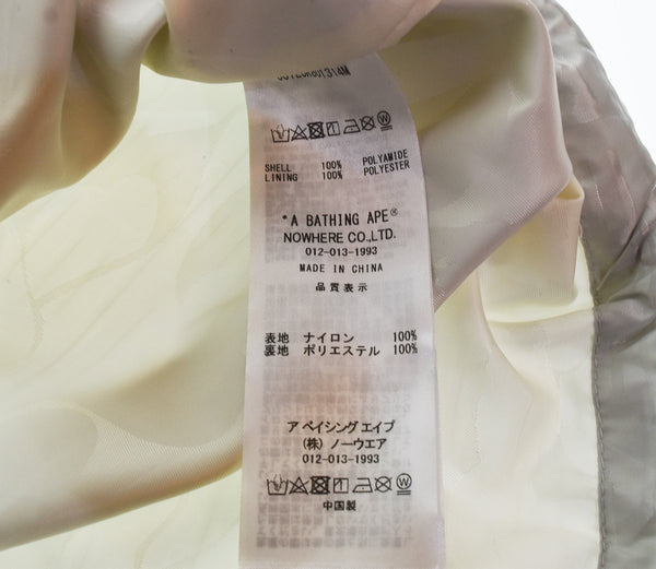 アベイシングエイプ A BATHING APE BAPE LOGO COACH JACKET Windbreaker コーチジャケット 001LJK801314M ジャケット ホワイト Mサイズ 103MT-3227