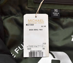 マイケルコース MICHAEL KORS Benson Faux Fur Trim Woven Parka ベンソン ファー パーカー 中綿 アウター OLIVE オリーブ MC27350 XS ジャケット グリーン SSサイズ 103MT-2198