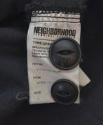 ネイバーフッド NEIGHBORHOOD ロゴ 刺繍 ジャケット 黒 111NYNH-JKM01 ジャケット ブラック Lサイズ 103MT-1811