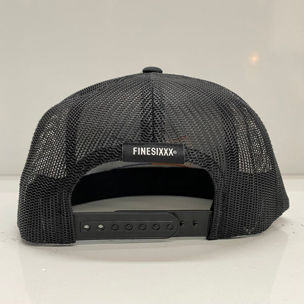 【中古】ファインシックス FINESIXXX STANDARD TRUCKER MESH CAP メッシュキャップ 帽子 メンズ帽子 キャップ ブラック 201goods-750