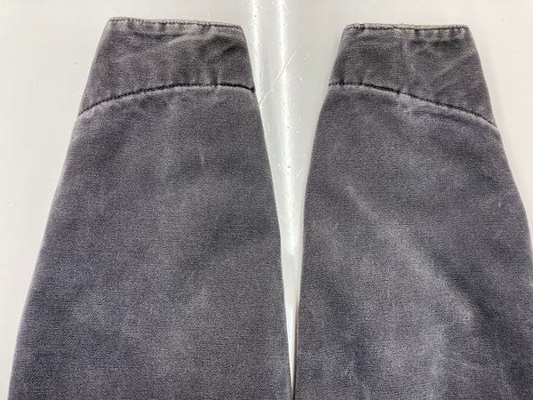 カーハート Carhartt MICHIGAN CHORE COAT ミシガン チョア コート ダック カバーオール ブランケット USA製 フェード 黒 ジャケット 無地 ブラック Mサイズ 104MT-1936