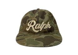 ラルフローレン RalphLauren CAMOUFLAGE BASEBALL CAP カモフラージュ ベースボール キャップ カモ 帽子 緑 帽子 メンズ帽子 キャップ ロゴ カーキ ONE SIZEサイズ 104H-58