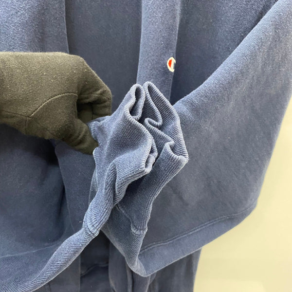 【曜日割引対象外】 チャンピオン Champion 90's リバースウィーブ USA製 パーカ ネイビー XLサイズ 201MT-4782 VB