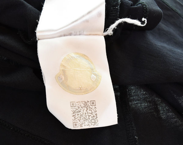 モンクレール MONCLER MAGLIA ﾀﾞﾌﾞﾙﾜｯﾍﾟﾝ Tｼｬﾂ E209180325008390Y Tシャツ ブラック Sサイズ 103MT-2855