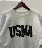 【曜日割引対象外】 チャンピオン Champion 90's 前期 USA製 REVERSE WEAVE USMA スウェット グレー Lサイズ 201MT-2835 VB