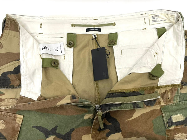 アール サーティーン R13 カモフラージュ カーゴ ハーフパンツ R13M1153-15 マルチカラー 36 601MB-2