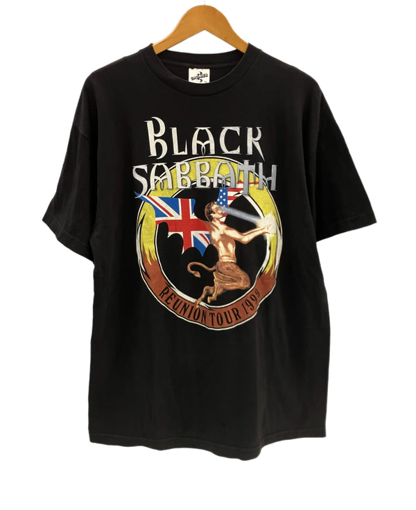 バンド band 90's 90年代 CRONIES Black Sabbath REUNION TOUR 1999 ブラックサバス ツアーT VINTAGE ヴィンテージ XL Tシャツ ブラック LLサイズ 101MT-4923