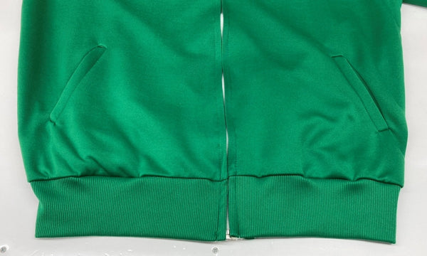 アディダス adidas 80's USA製 Track Jacket トラック ジャケット 緑 ジャージ ロゴ グリーン Lサイズ 104MT-2046