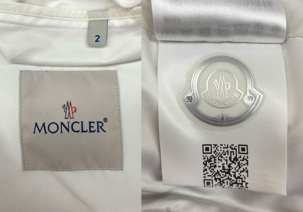 モンクレール MONCLER 20SS MYTHOS JACKET ミトス ジャケット フーディ ジップアップ マウンテンパーカー アウター 白 F10911A71500 549ML サイズ 2 ジャケット ロゴ ホワイト 104MT-1070