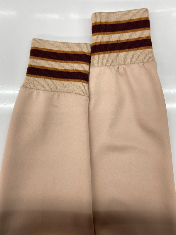 ステュディオ・ダ・ルチザン STUDIO D'ARTISAN TRUCK JACKET DIRTY JEANS トラック ジャケット ダブルジップ 刺繍 ジャージ アウター 薄茶 9879 ジャージ ロゴ ベージュ 2XLサイズ 104MT-1961