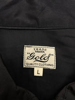 ゴールド GOLD 東洋エンタープライズ WEATHER SPORTS JACKET スポーツ ジャケット ダブルジップ アウター 黒 GL15114 ジャケット 無地 ブラック Lサイズ 104MT-1547