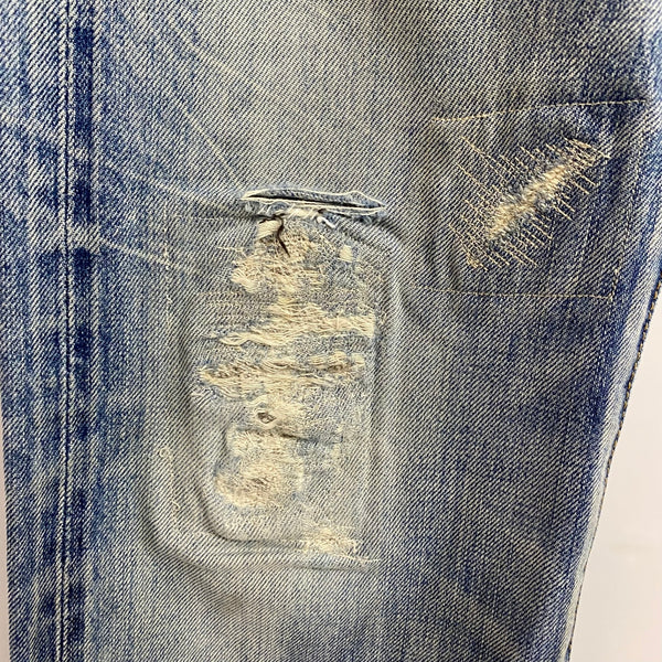 ヒステリックグラマー HYSTERIC GLAMOUR スタッズ デニム ブルー 201MB-1016