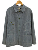 オシュコシュ OSHKOSH ヴィンテージ Vintage 80s～ カバーオール ヒッコリー 42R ジャケット ブルー 101MT-4086